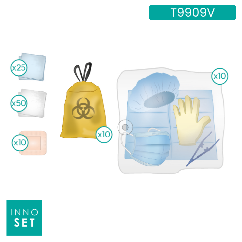 T9909V - Nécessaire de soins pour trachéostomie (variante)