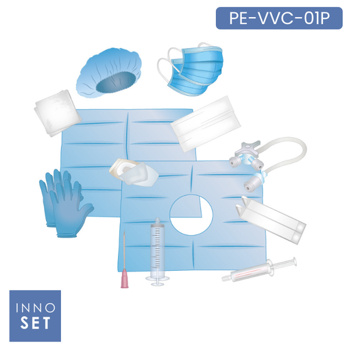 PE-VVC-01P - Set de pose d’aiguille et préparation de perfusion avec SPR