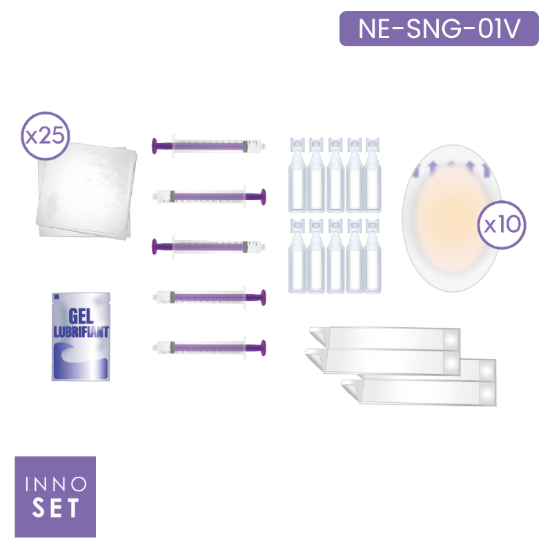NE-SNG-01V -  Nécessaire de soins pour sonde nasogastrique (variante)