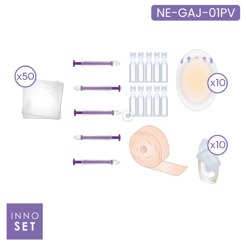 NE-GAJ-01PV -  Nécessaire de soins pour gastrostomie jejunostomie
